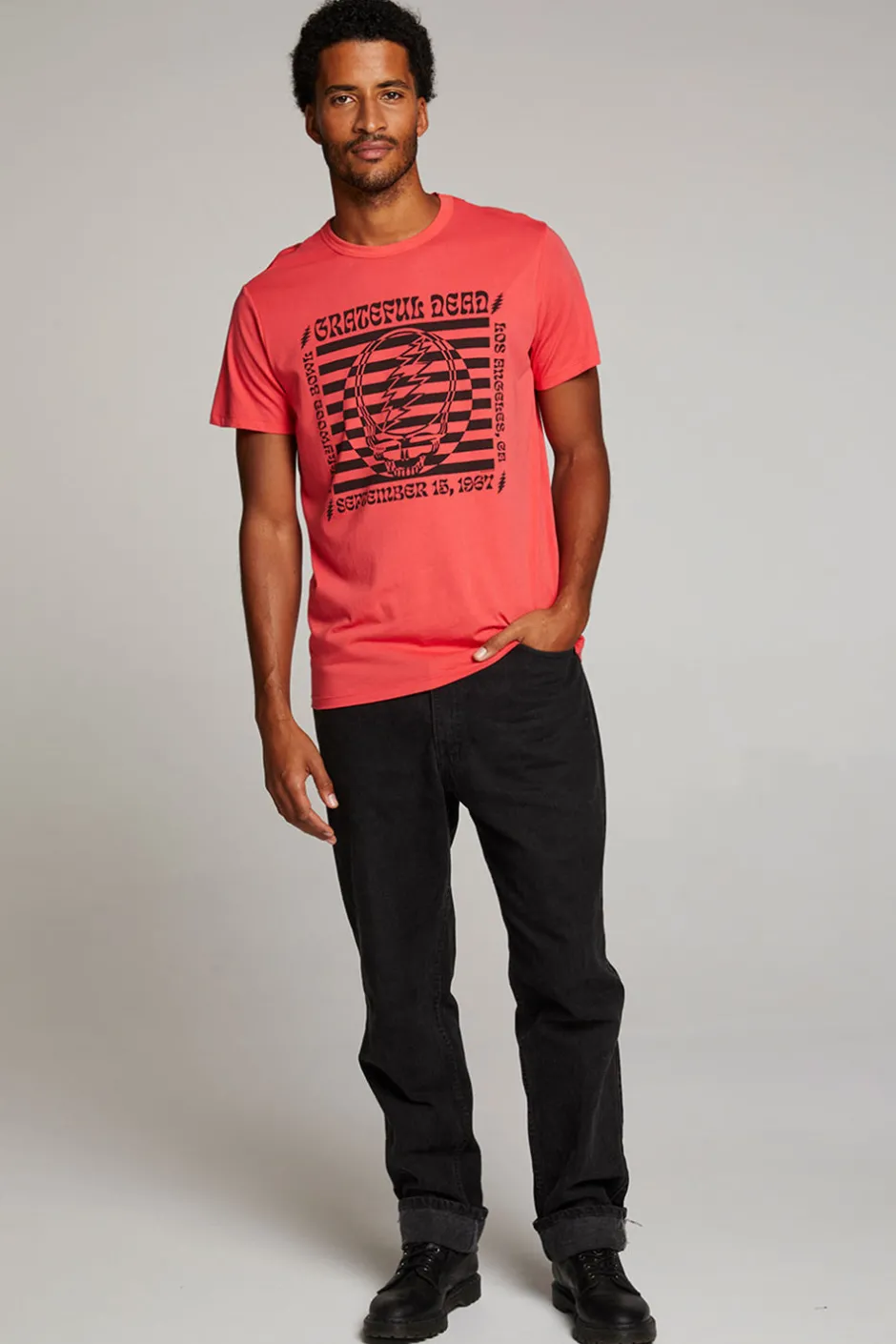 Women Chaser Brand Grateful Dead Hollywood Bowl Mens Tee