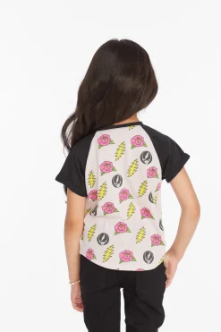 Women/Kids Chaser Brand Grateful Dead Skull & Roses Girls Tee