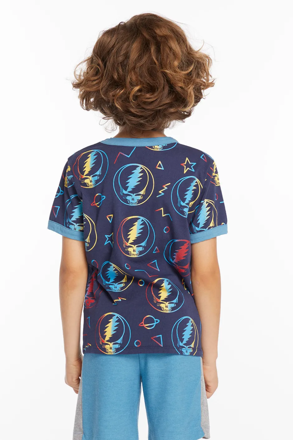 Women/Kids/BOY Chaser Brand Grateful Dead Steal Your Face Rainbow Boys Tee