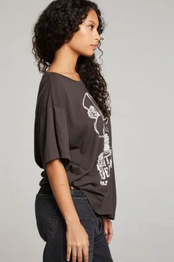 Women Chaser Brand Grateful Dead Top Hat Skull Tee