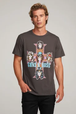 Women Chaser Brand Guns 'n Roses Paradise City Mens Tee