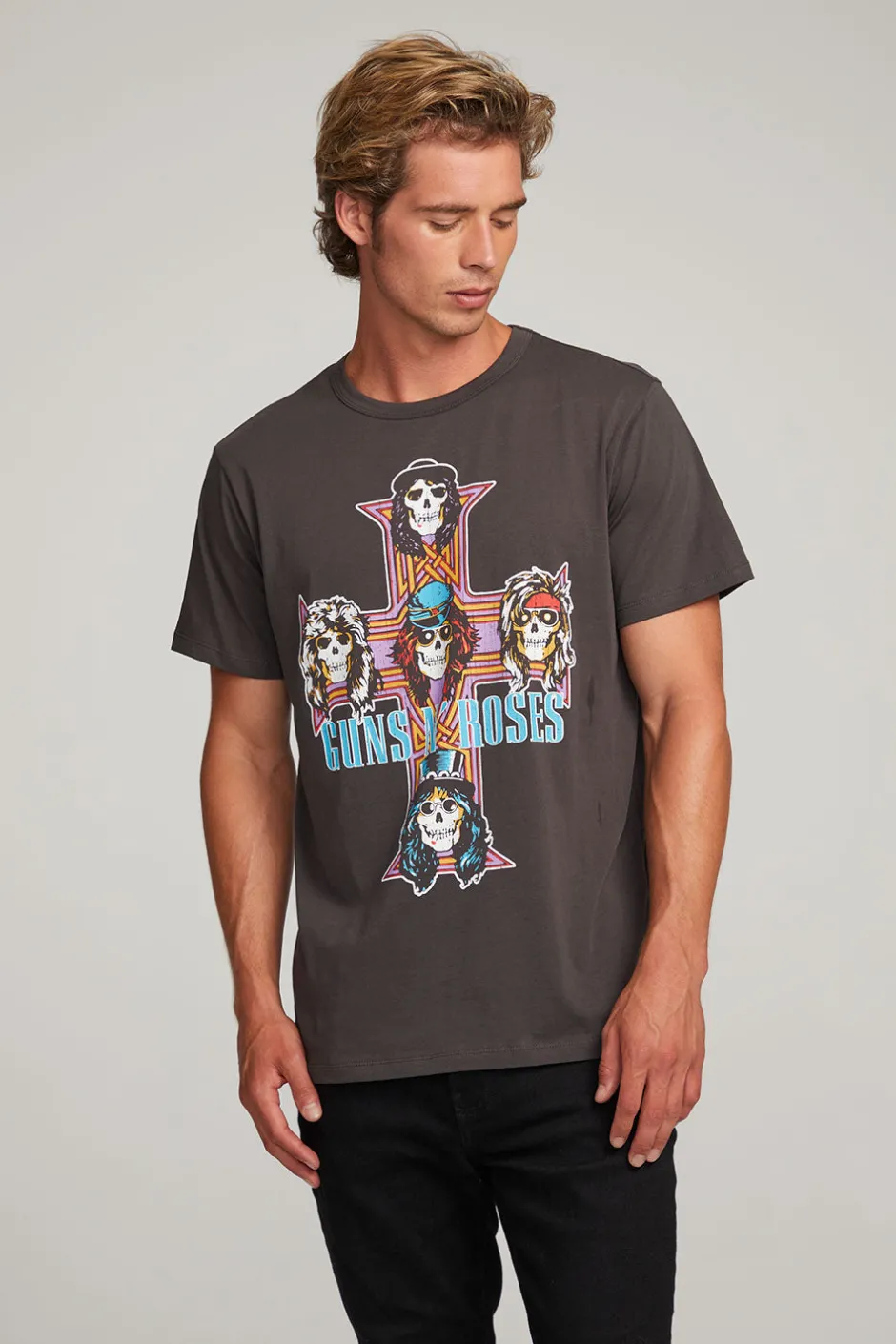Women Chaser Brand Guns 'n Roses Paradise City Mens Tee