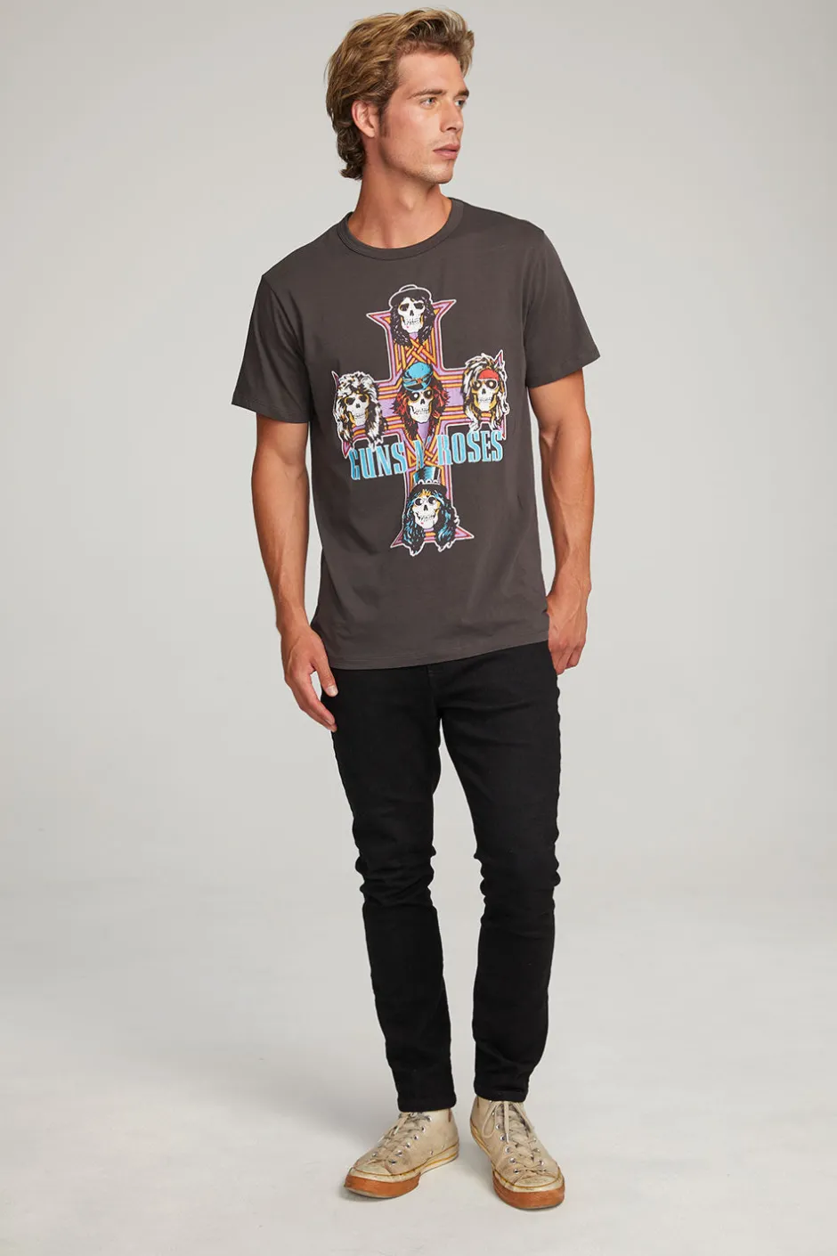 Women Chaser Brand Guns 'n Roses Paradise City Mens Tee