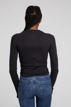 Women Chaser Brand Hailey Licorice Long Sleeve