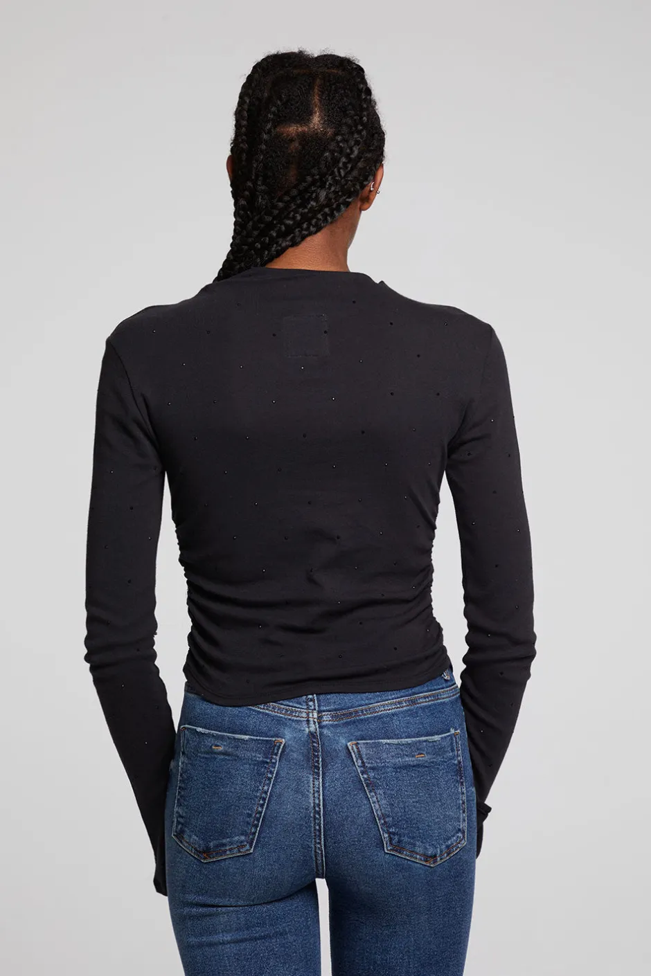 Women Chaser Brand Hailey Licorice Long Sleeve