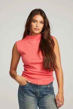 Women Chaser Brand Haileyy Flame Tank Top
