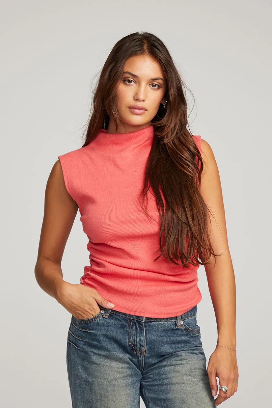 Women Chaser Brand Haileyy Flame Tank Top