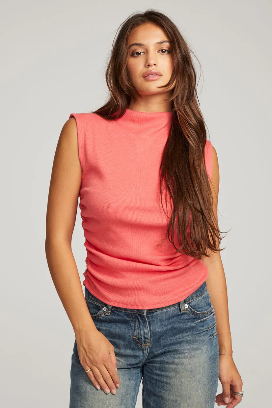 Women Chaser Brand Haileyy Flame Tank Top