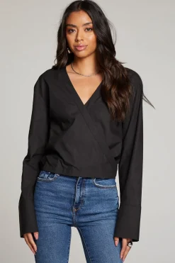 Women Chaser Brand Haleyy Licorice Blouse
