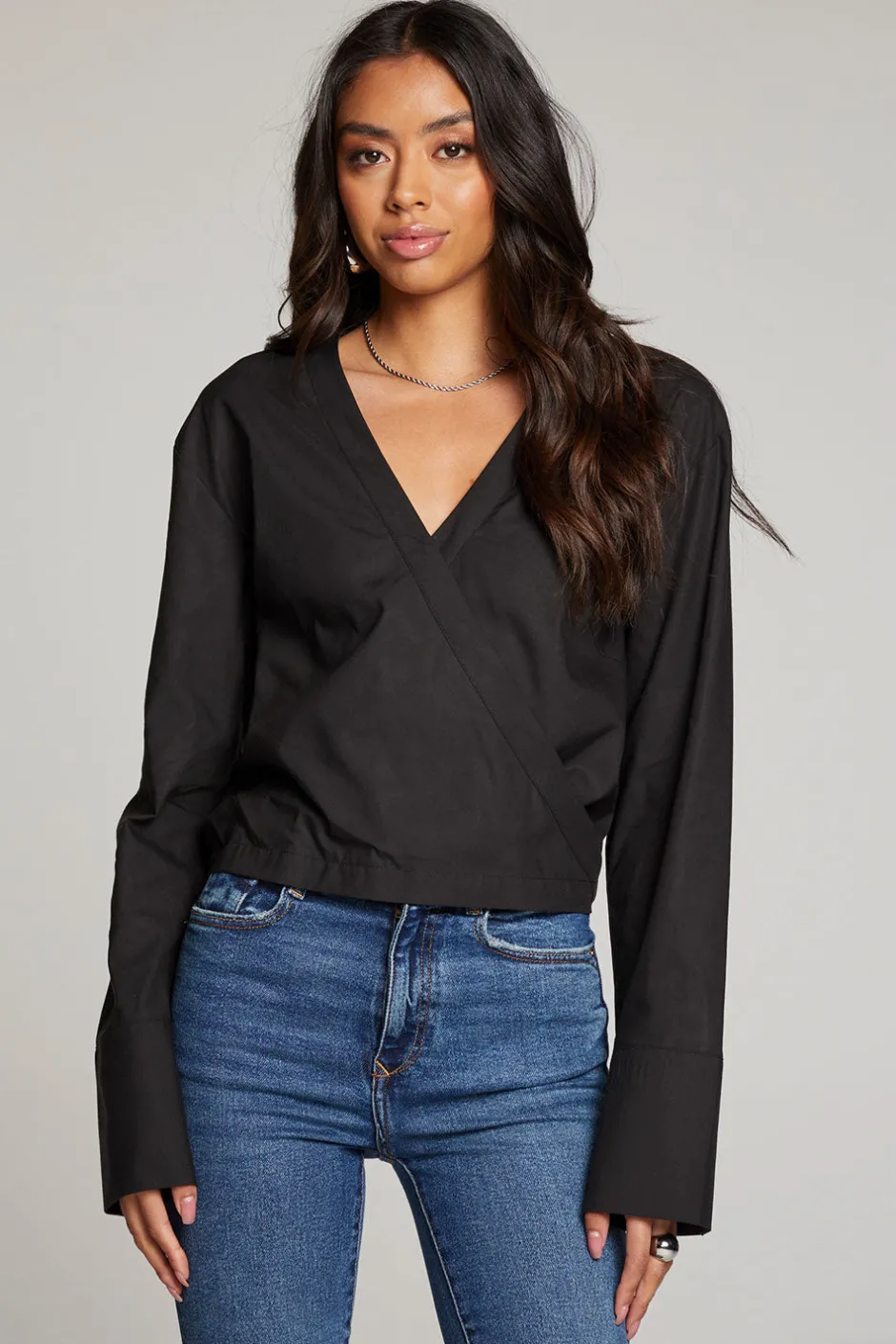 Women Chaser Brand Haleyy Licorice Blouse