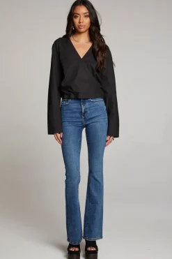Women Chaser Brand Haleyy Licorice Blouse