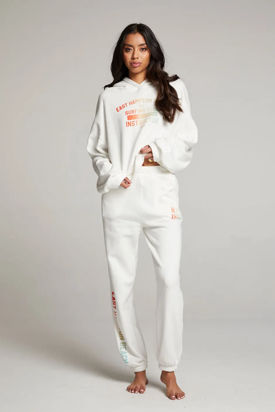 Women Chaser Brand Hamptons Surf Club Pullover Hoodie
