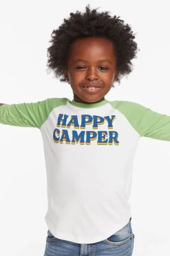 Kids/BOY Chaser Brand Happy Camper Boys Baseball Tee
