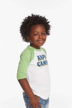 Kids/BOY Chaser Brand Happy Camper Boys Baseball Tee