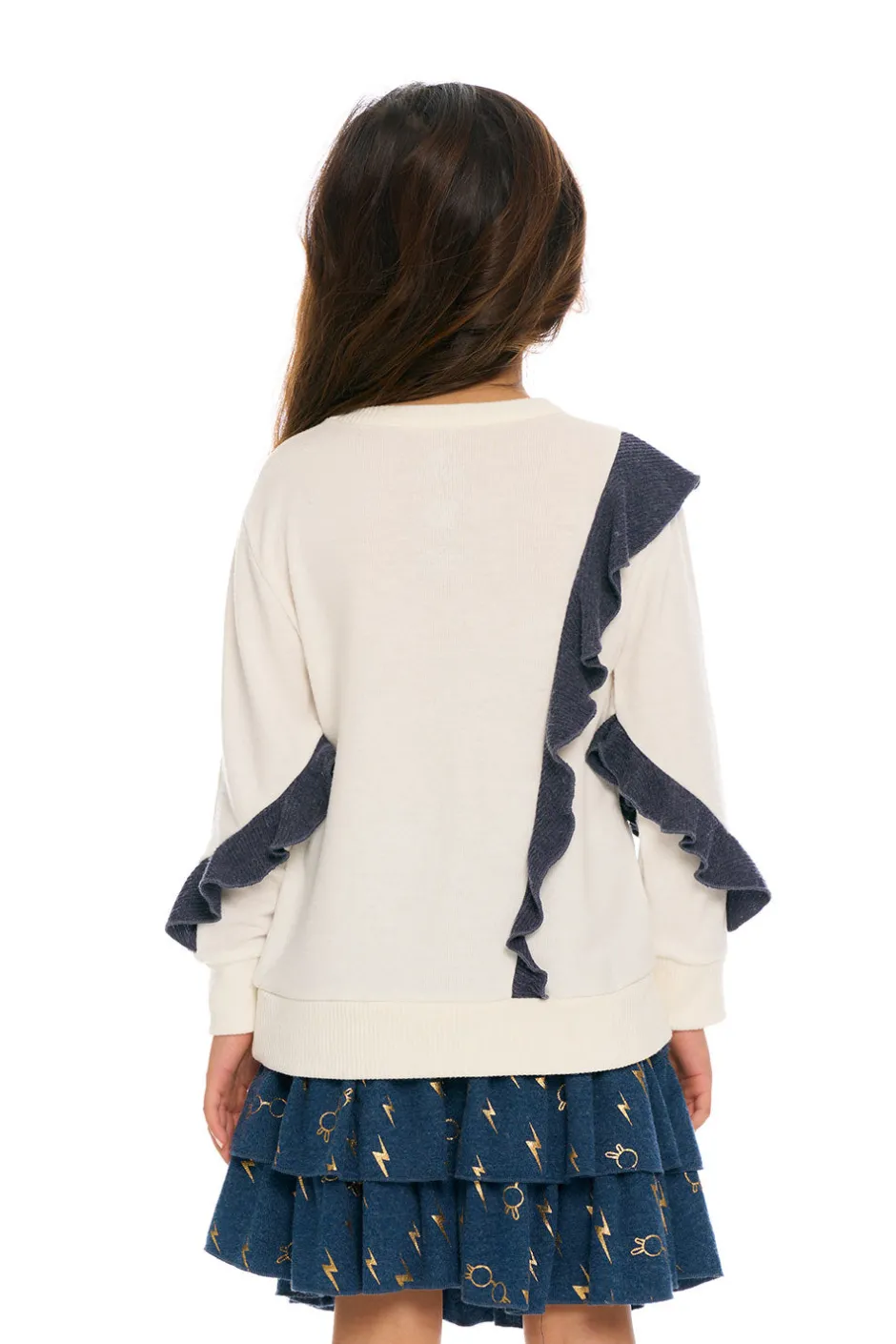 Kids Chaser Brand Harry Potter - Hogwarts Ruffle Pullover