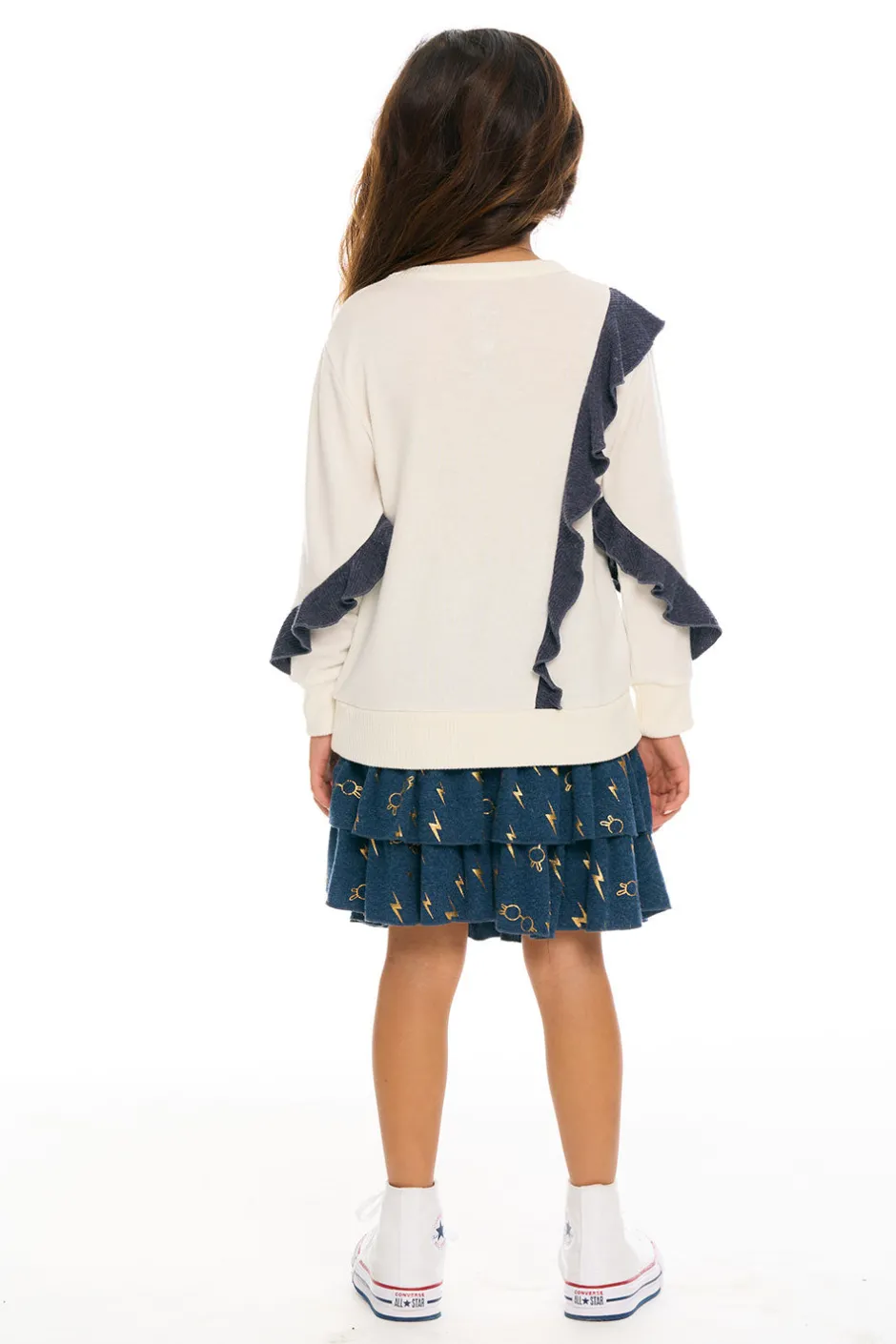 Kids Chaser Brand Harry Potter - Hogwarts Ruffle Pullover