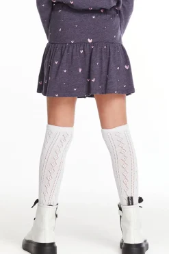 Kids Chaser Brand Hearts Girls Peplum Skort