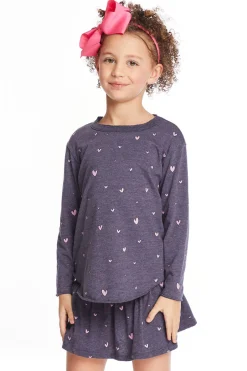 Kids Chaser Brand Hearts Girls Tee