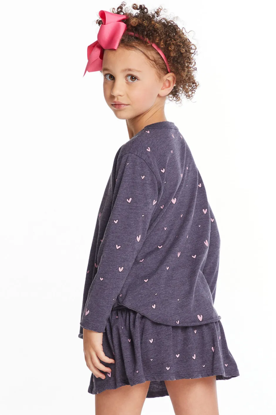 Kids Chaser Brand Hearts Girls Tee