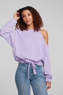Women Chaser Brand Hendrix Digital Lavender Pullover