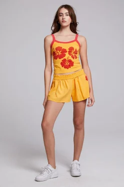 Women Chaser Brand Hibiscus Shorts