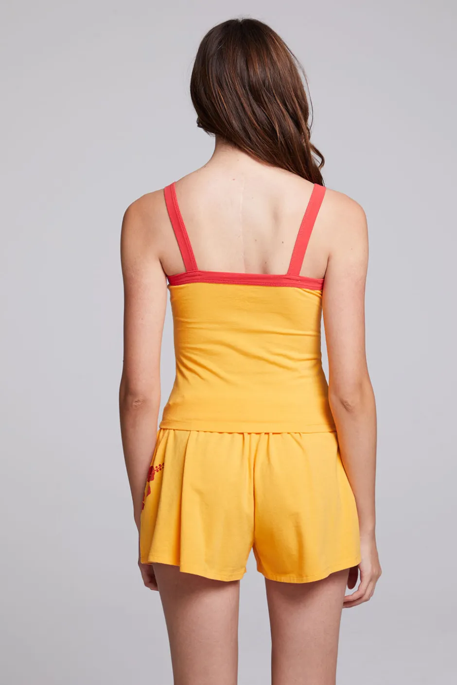 Women Chaser Brand Hibiscus Tank Top