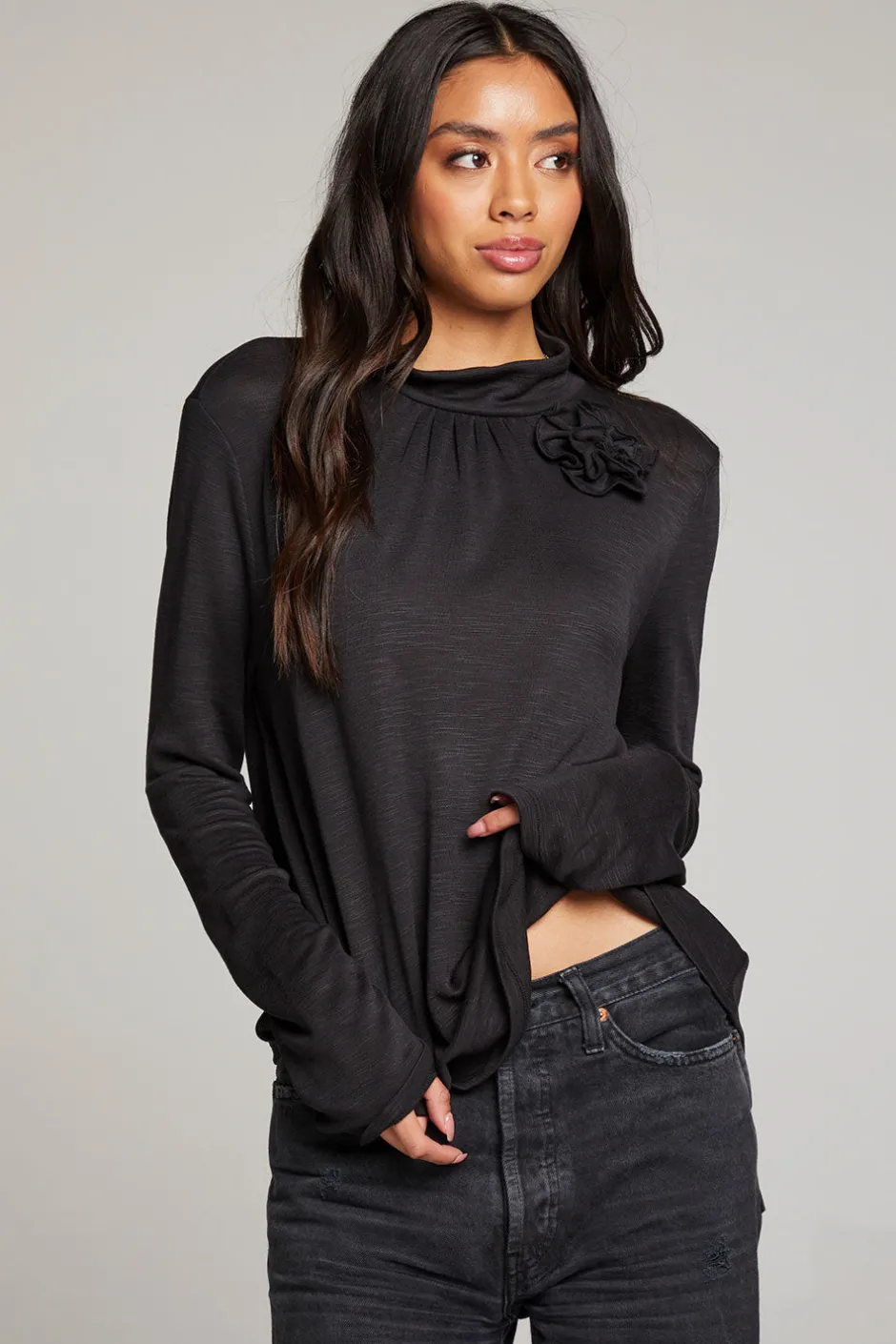 Women Chaser Brand Hill Licorice Long Sleeve