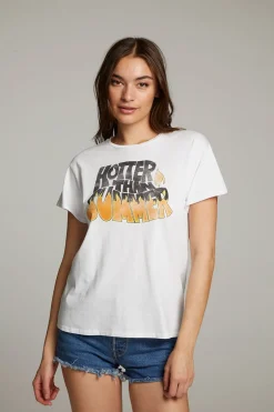Women Chaser Brand Hotter Than Summer Tee