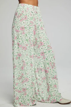 Women Chaser Brand Hudson Joggers - Grass Daisy Floral