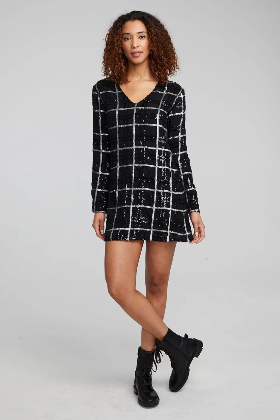 Women Chaser Brand Hunter Fairfax Plaid Mini Dress
