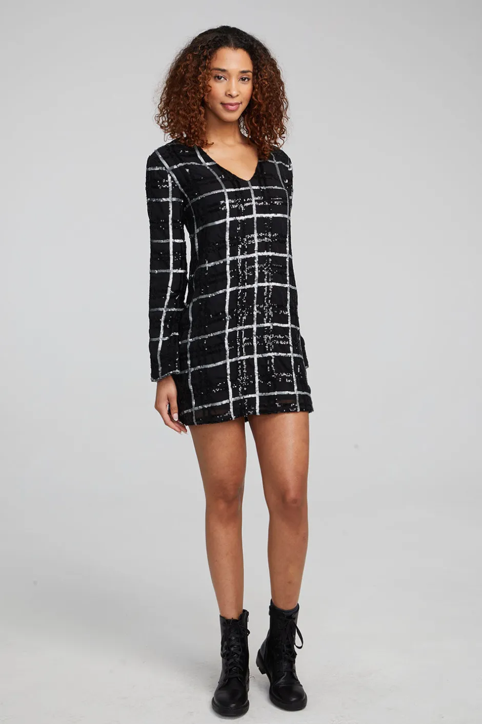 Women Chaser Brand Hunter Fairfax Plaid Mini Dress