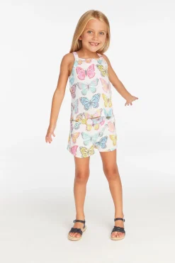Kids Chaser Brand Jade She's A Butterfly Girls Short