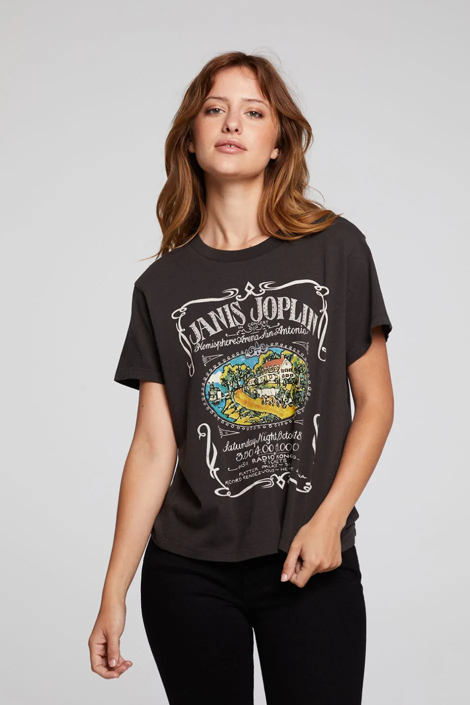 Women Chaser Brand Janis Joplin In Concert Tee