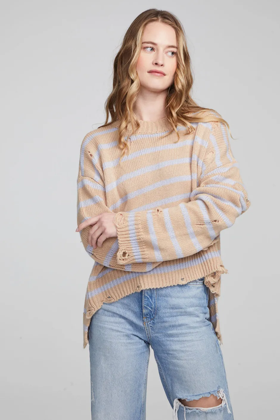Women Chaser Brand Jax Fairfax Stripe Pullover