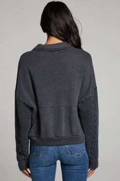 Women Chaser Brand Joe Licorice Half Zip