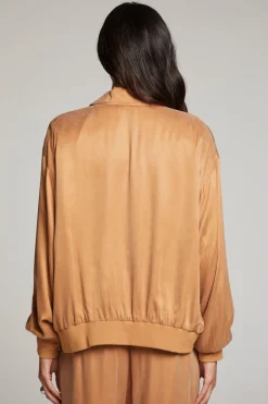 Women Chaser Brand Johnny Toffee Zip Up Jacket