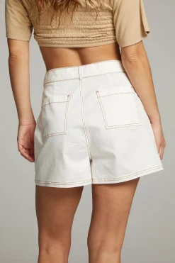 Women Chaser Brand Karina White Short