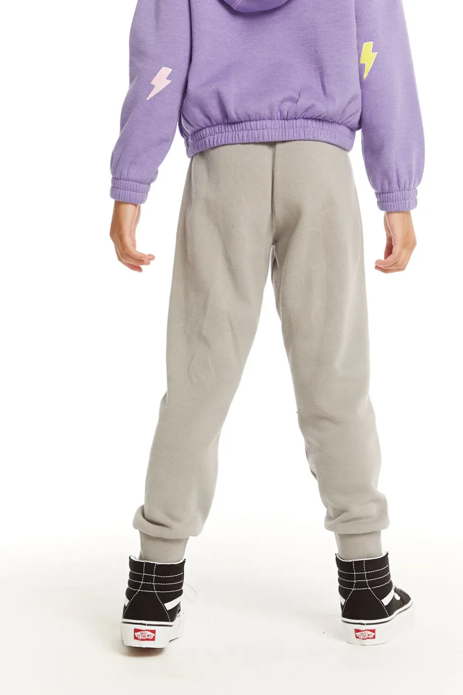 Kids Chaser Brand Leila Gravel Grey Jogger