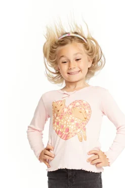 Kids Chaser Brand Leopard Love Long Sleeve