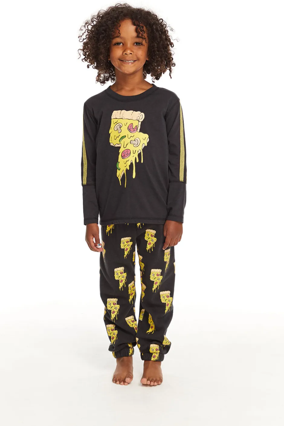 Kids/BOY Chaser Brand Lightning Pizza Long Sleeve Pullover