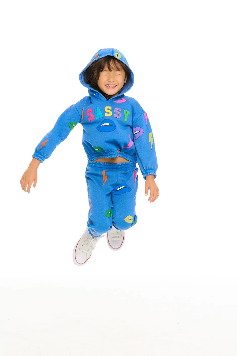 Kids Chaser Brand Lips & Bolts Hoodie