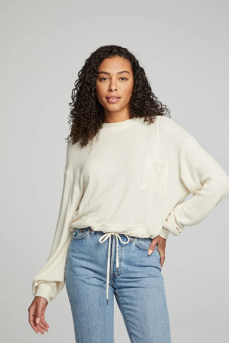 Women Chaser Brand Lomita Pullover - Macaroon
