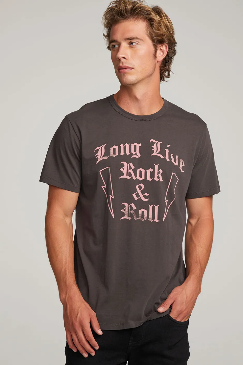 Women Chaser Brand Long Live Rock Mens Tee