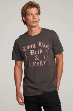 Women Chaser Brand Long Live Rock Mens Tee