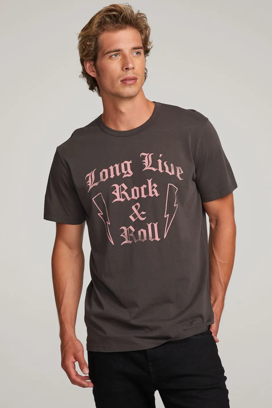 Women Chaser Brand Long Live Rock Mens Tee