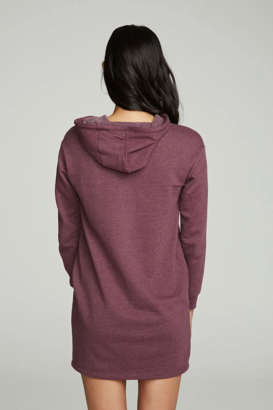Women Chaser Brand Long Sleeve Hoodie Dress