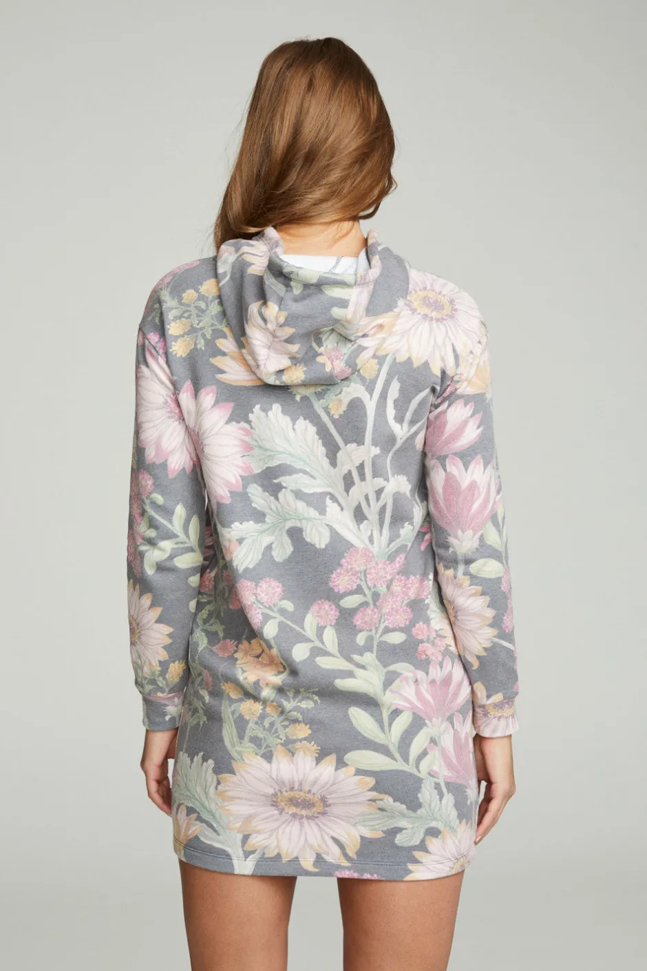 Women Chaser Brand Long Sleeve Hoodie Dress