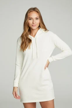 Women Chaser Brand Long Sleeve Hoodie Dress