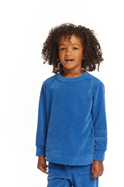 Kids/BOY Chaser Brand Long Sleeve Peacock Crew Neck Pullover