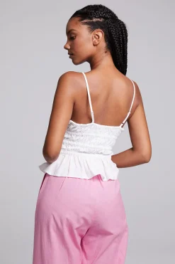 Women Chaser Brand Lorenzo White Tank Top